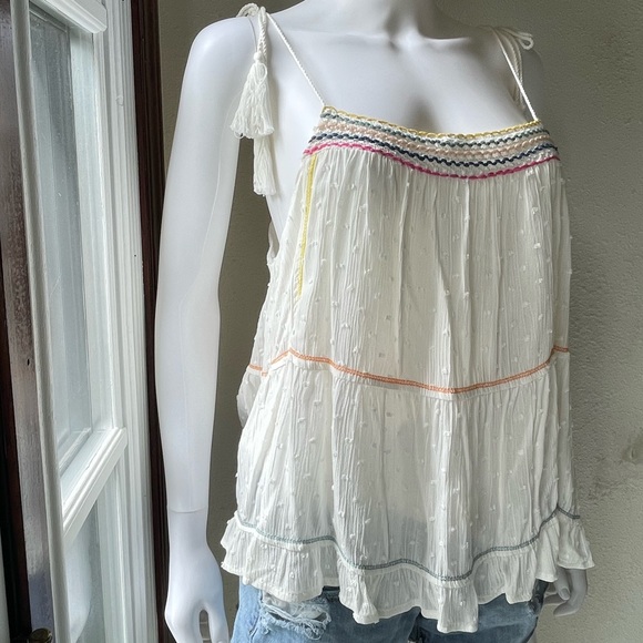 Altar’d State Swiss dot tie top - Picture 2 of 10